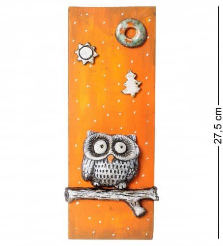 Купить KK-501 Панно КоКо Шамель "Сова на ветке" шамот по низкой цене