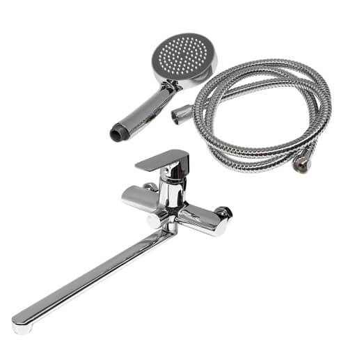 Купить Смеситель для ванны FLUMEN Rhein с набором для душа по низкой цене