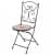 стул складной металлический 38х38х90 см Купить Стул складной металлический 38х38х90 см по низкой цене