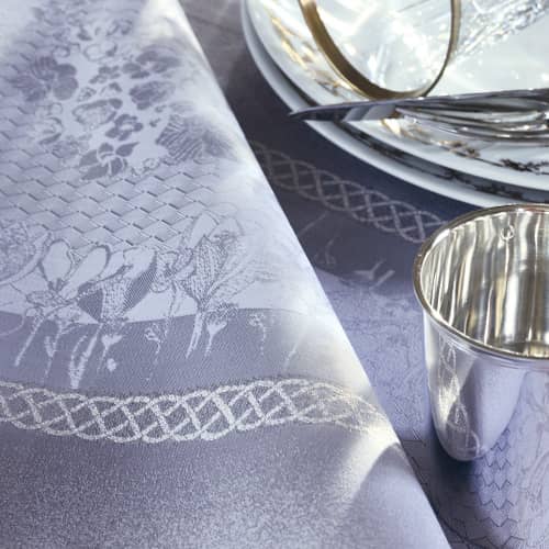 Купить Салфетка Garnier–Thiebaut Perce-Neige Perle жемчужная, 54х54 см по низкой цене