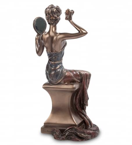 Купить Статуэтка Veronese Дама с зеркалом WS-451 по низкой цене