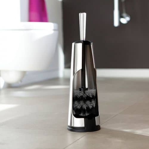 Купить Ершик Brabantia Classic туалетный, с подставкой, стальной полированный по низкой цене