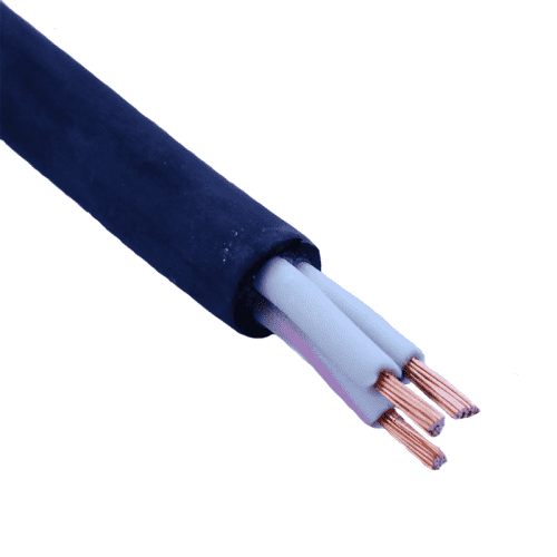 Купить Кабель КГ 3х2,5 мм2 гибкий, резиновая изоляция, черный (1 п.м.) по низкой цене