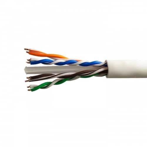 Купить Кабель витая пара U/UTP кат.6 4х2х23AWG solid CU PVC Six сер. 305м (м) SUPRLAN 01-0316 по низкой цене