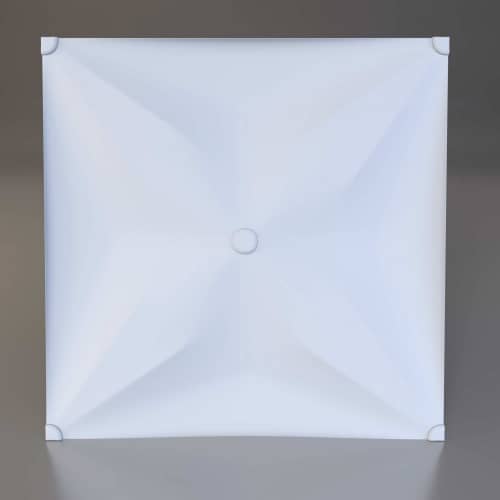 3D панель стеновая Relieffo Milс 053 из пенополиуретана 600x600x30 мм