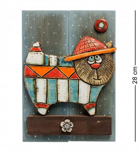 Купить KK-523 Панно КоКо Шамель "Кот в шляпе" шамот по низкой цене