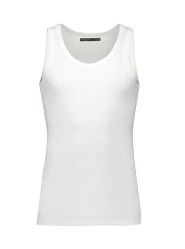 Купить Майка Piazza Italia Collo Ampio белая по низкой цене