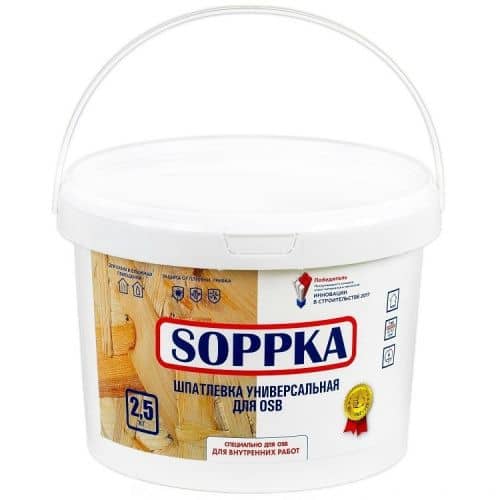 Купить Шпатлевка Soppka для OSB универсальная 2,5 кг по низкой цене
