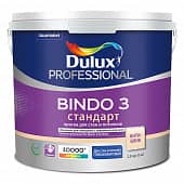 Купить Краска моющаяся глубокоматовая Dulux Bindo 3 белая 2,5 л по низкой цене