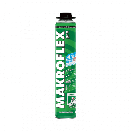 Купить Пена Makroflex ShakeTec Pro монтажная, профессиональная, всесезонная 0,75 л по низкой цене