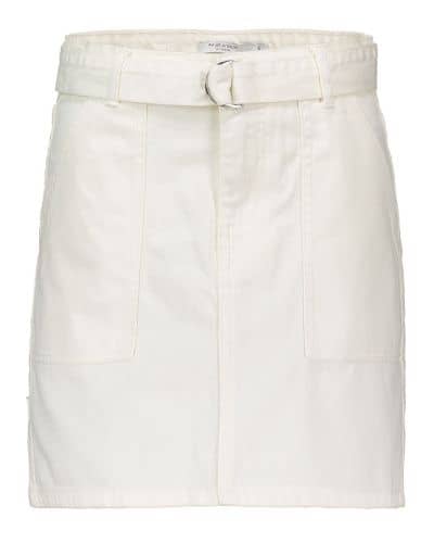 Купить Юбка Piazza Italia джинсовая, белая по низкой цене