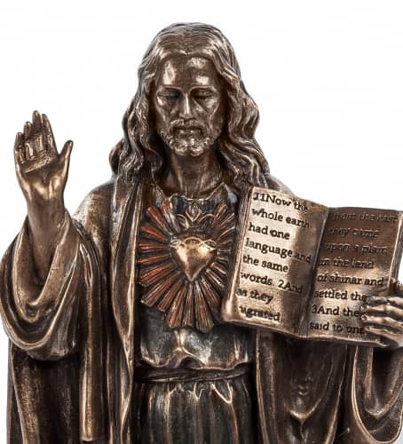 Купить Статуэтка Veronese Иисус с Ветхим Заветом WS-419 по низкой цене
