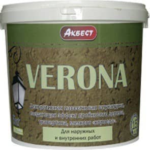 Купить Штукатурка Аквест Verona декоративная известковая 25 кг по низкой цене