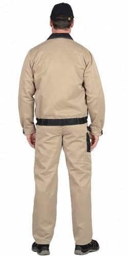 Купить Костюм "ДОКЕР" куртка, полукомбинезон бежевый по низкой цене