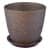 горшок керамический бутон винил d 12 см коричневый Купить Горшок керамический Бутон Винил d 12 см коричневый по низкой цене