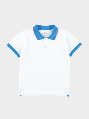 Купить Поло Piazza Italia, белое по низкой цене