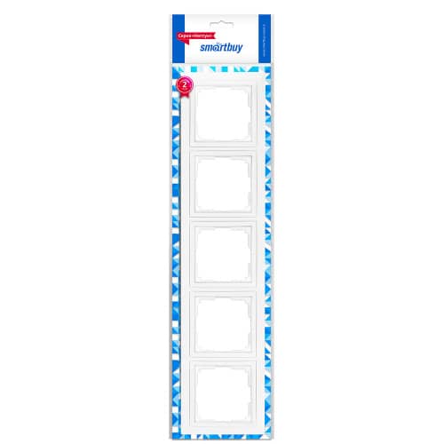 Купить Рамка Smartbuy Нептун 5 поста белая по низкой цене