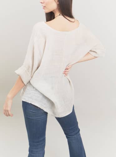 Купить Блузка Piazza Italia с колье, кремовая по низкой цене