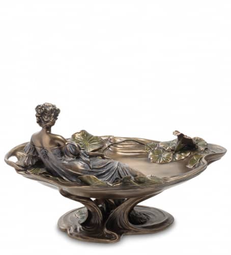 Купить Ваза Veronese Леди и цветы настурции WS-586 по низкой цене