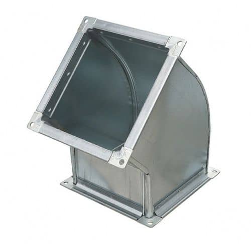 Купить Отвод прямоугольный вентиляционный 45°, 0,5х200х150 мм по низкой цене