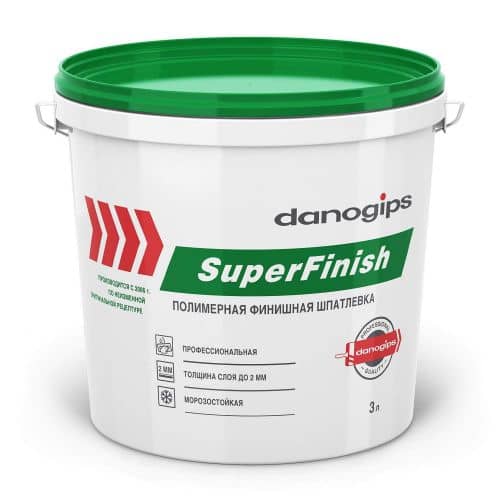 Купить Шпатлевка Danogips SuperFinish готовая 3 л по низкой цене