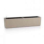 Купить Кашпо Lechuza Balconera Stone Complete sandy beige 80x20x20 см по низкой цене