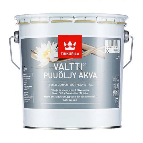 Купить Масло Tikkurila Valtti AKVA EС для дерева 2,7 л по низкой цене