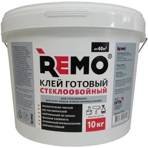 Купить Клей для стеклообоев Remo обойный 10 кг по низкой цене