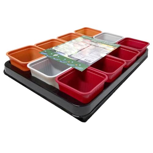 Купить Набор горшков для рассады 12 шт 400 мл объем 4,8 л по низкой цене