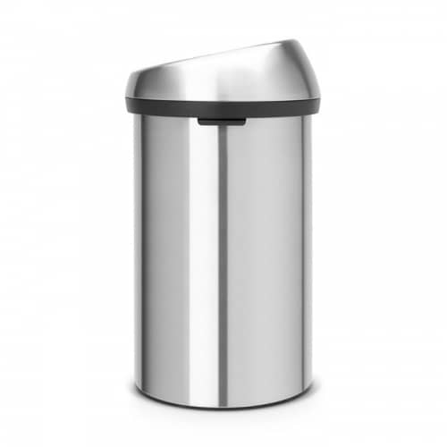 Купить Бак Brabantia Touch Bin New мусорный, стальной матовый, 60 л по низкой цене