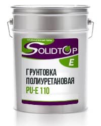 Купить Грунтовка SOLIDTOP PU-E 110 однокомпонентная полиуретановая 20 кг по низкой цене