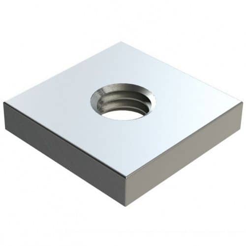 Купить Гайка М6 квадратная оксидированная, 1000 шт. по низкой цене