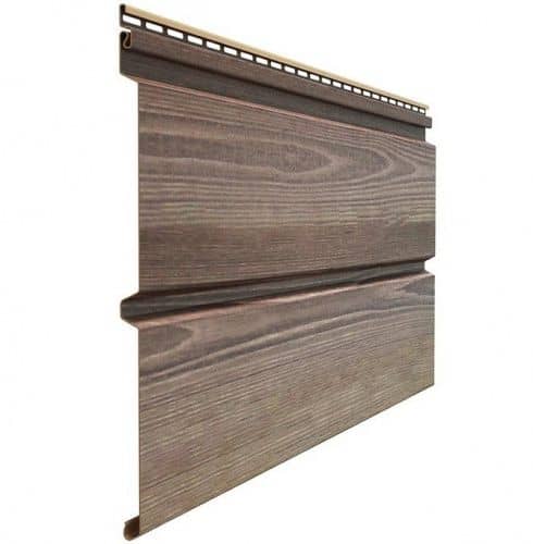 Купить Сайдинг Docke Lux Брус D6S Кедр, виниловый, 3660 мм для наружной отделки дома по низкой цене