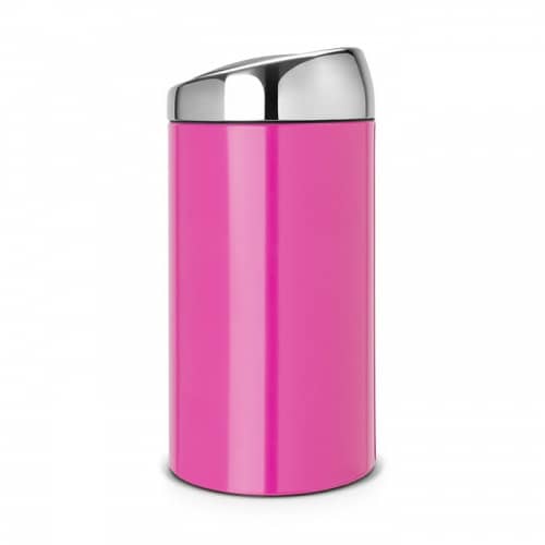 Купить Бак Brabantia Touch Bin New мусорный, розовый, 45 л по низкой цене