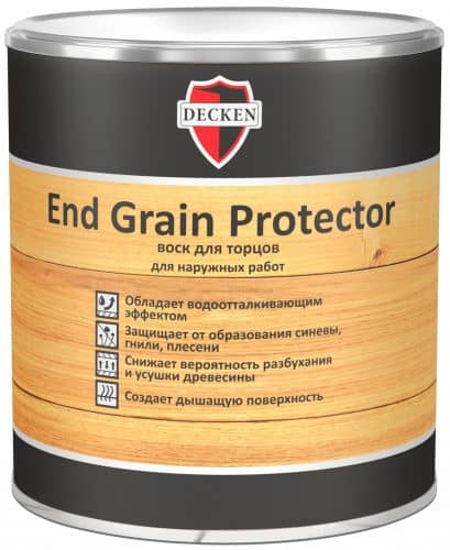 Купить Воск DECKEN End Grain Protector слоновая кость для торцов по низкой цене